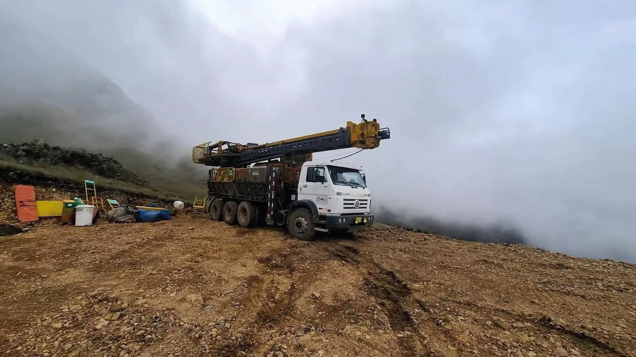 Perforación diamantina